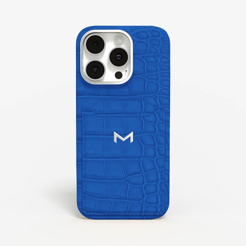 Personnalisation Cardholder Case for iPhone 16 Pro Max in Alligator