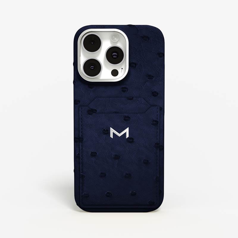 Personnalisation Cardholder Case for iPhone 16 Pro Max in Ostrich