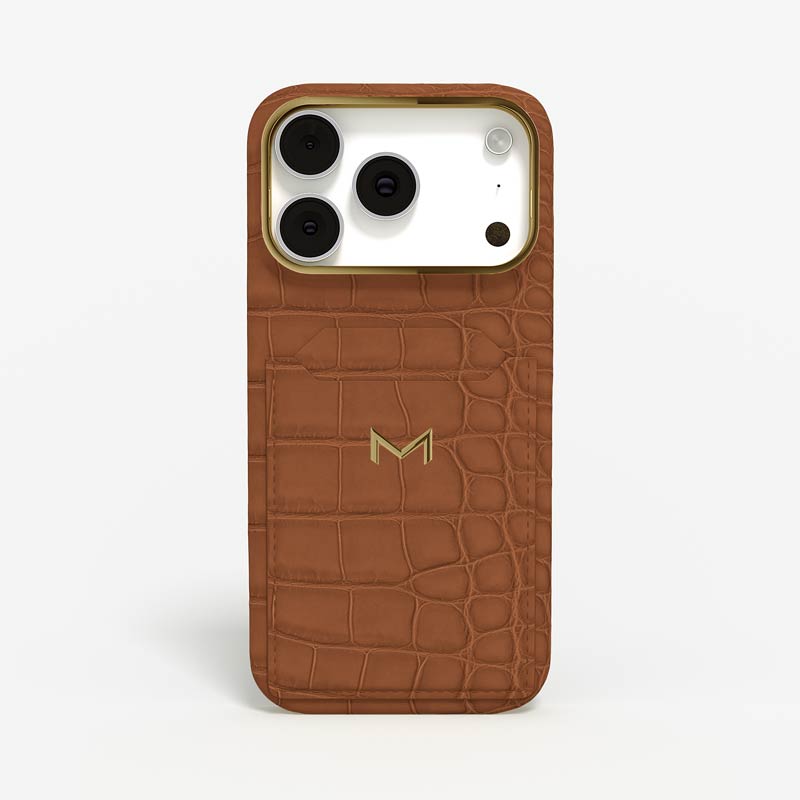 Personnalisation Cardholder Case for iPhone 17 Pro in Alligator