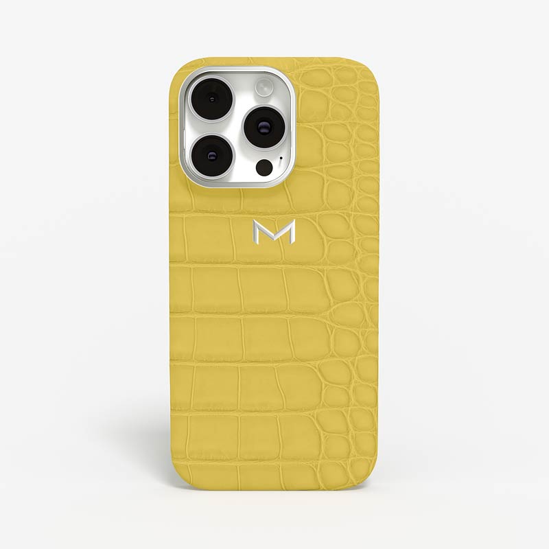Personnalisation Necklace Case for iPhone 16 Pro Max in Alligator
