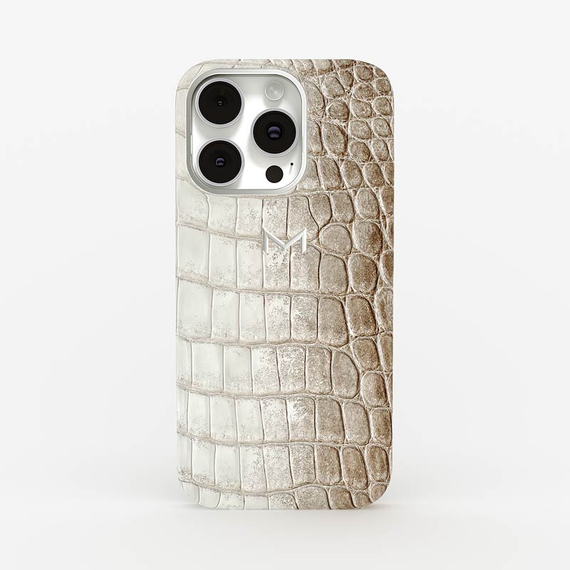 Personnalisation Classic Case for iPhone 16 Pro Max in Crocodile Himalaya
