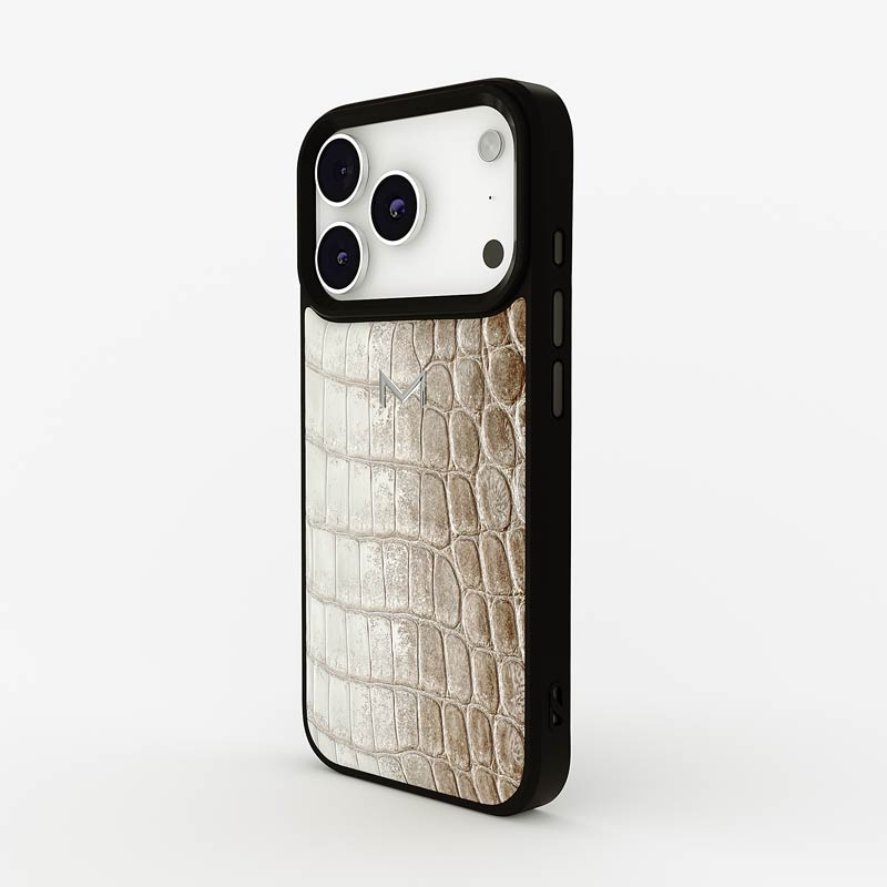 Luxury Sport Case for iPhone 17 Pro Max in Crocodile Himalaya