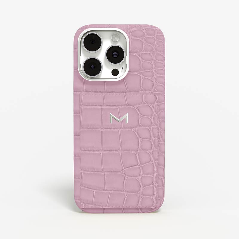 Personnalisation Wallet Case for iPhone 15 Pro in Alligator