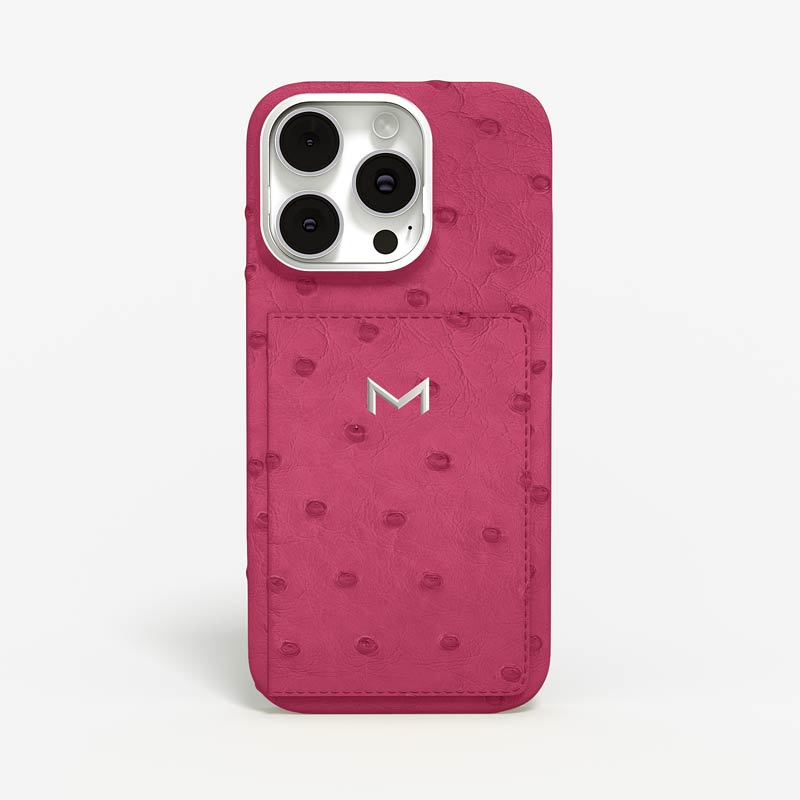 Personnalisation Wallet Case for iPhone 16 Pro Max in Ostrich